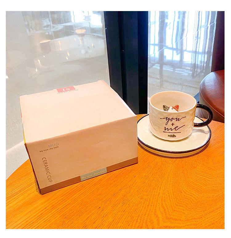 Catson Peek-a-Cat™ Mug & Saucer