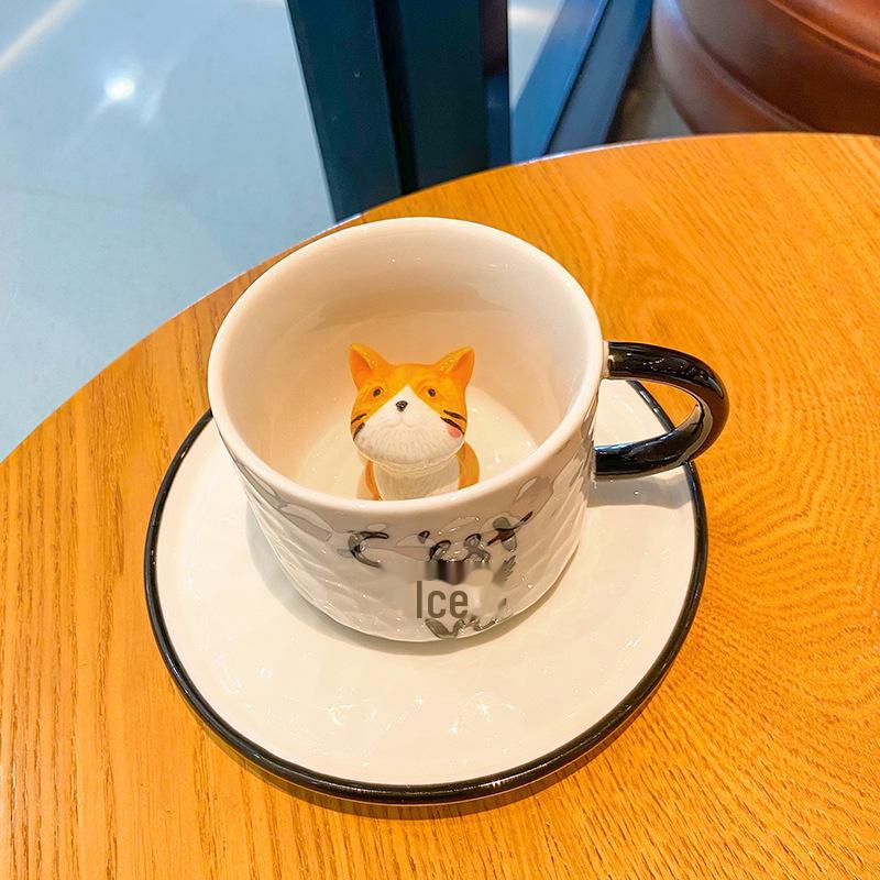Catson Peek-a-Cat™ Mug & Saucer