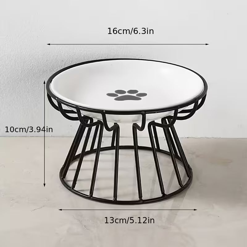 Catson ElevateBowl™ – Keramik Fressnapf mit Eisenständer