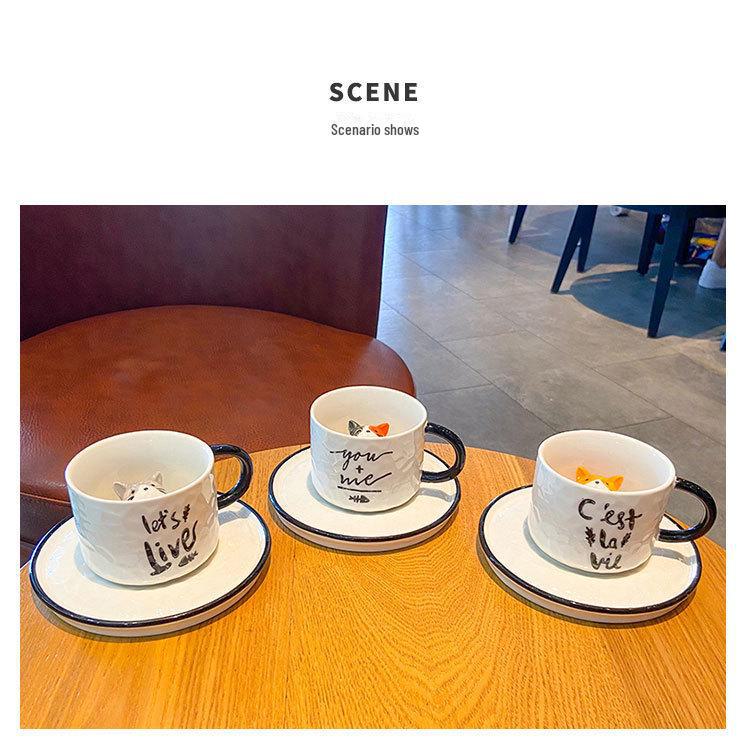 Catson Peek-a-Cat™ Mug & Saucer