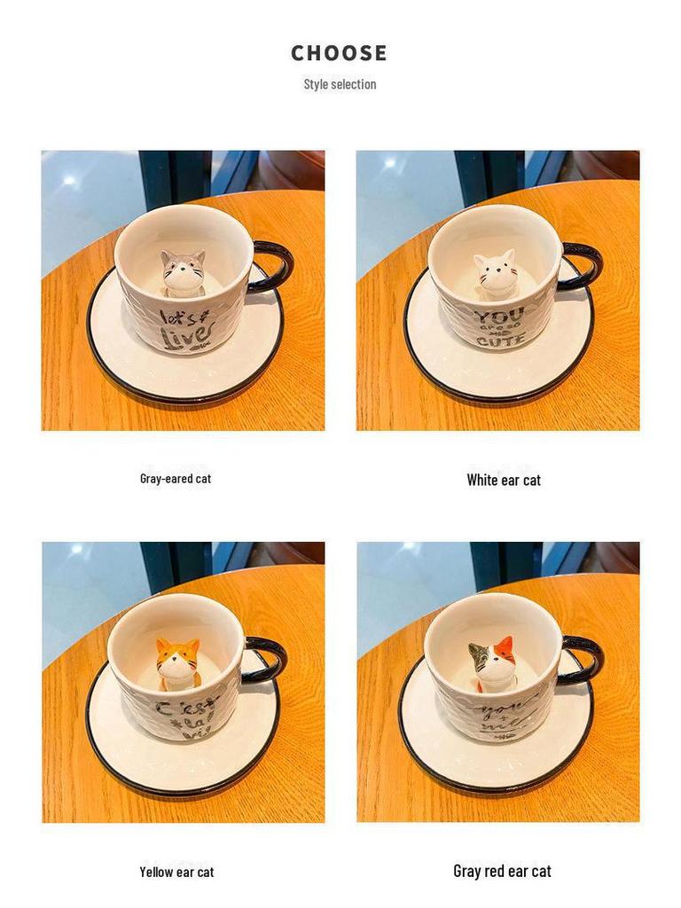 Catson Peek-a-Cat™ Mug & Saucer