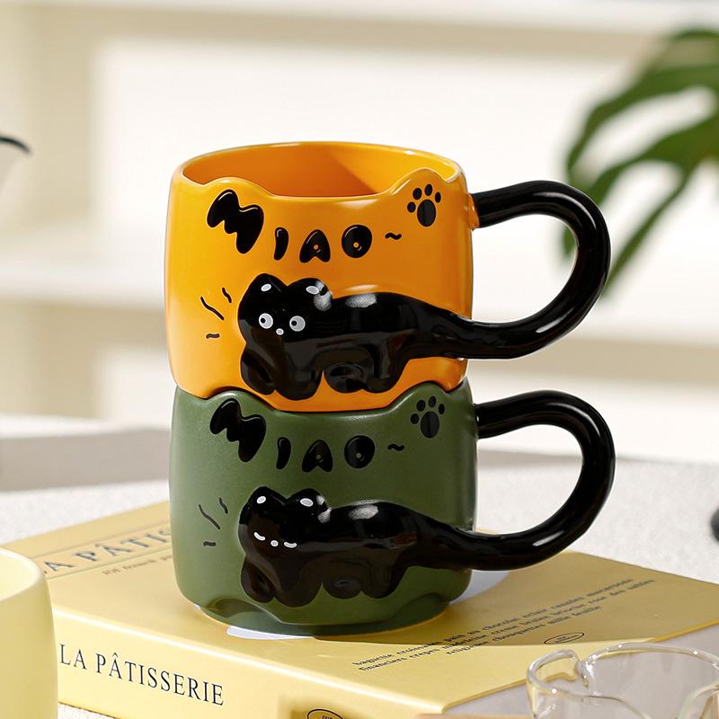 Catson · Black Cat Relief Mug