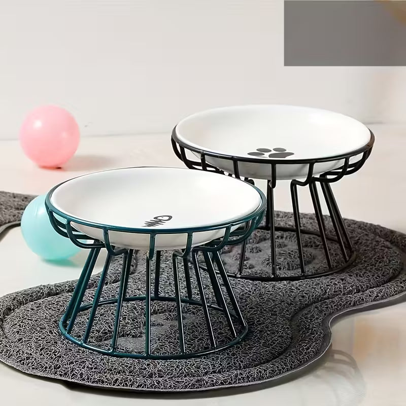 Catson ElevateBowl™ – Keramik Fressnapf mit Eisenständer